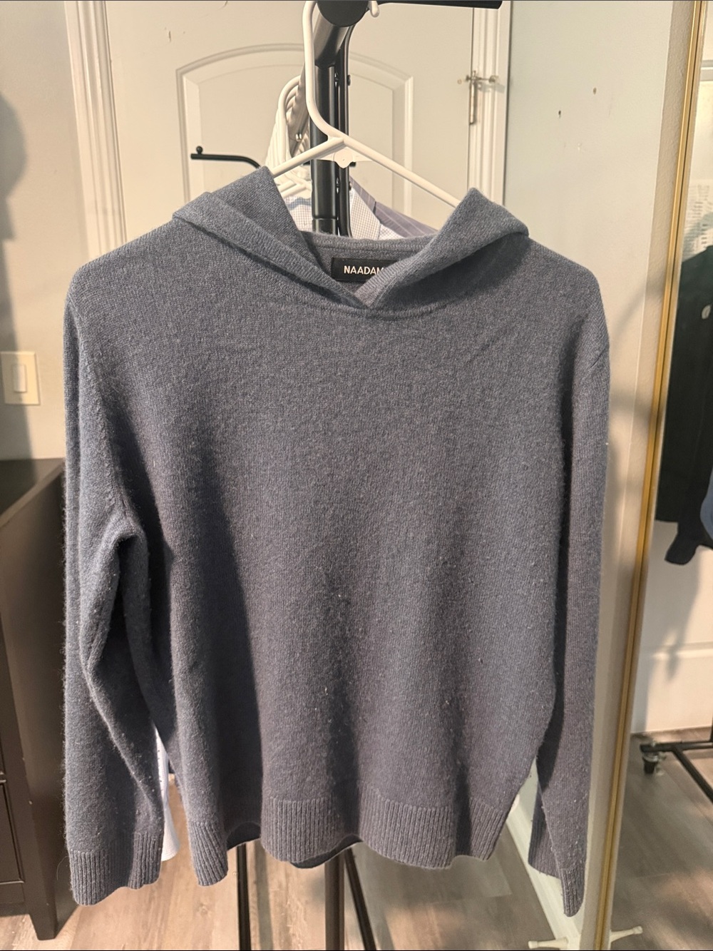NAADAM Cashmere Hoodie Sweater - Slate
